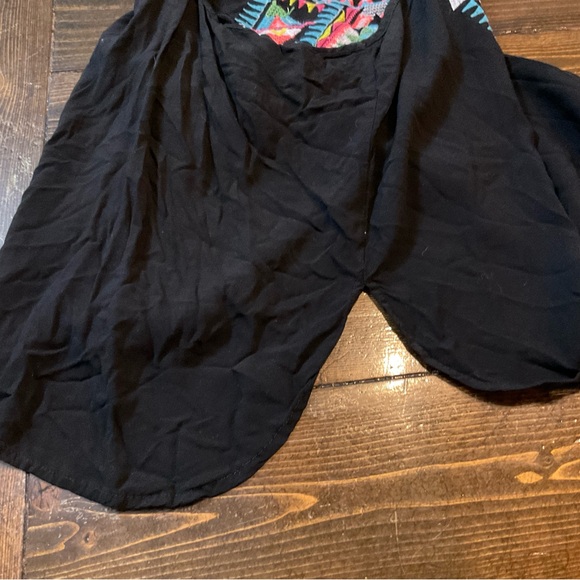 Black Embroidered Women's Top - Picture 7 of 8